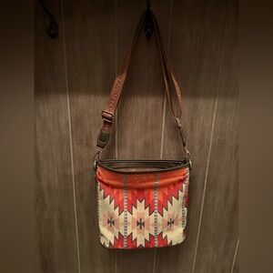 Montana west Aztec cross body purse canvas shoulder bag